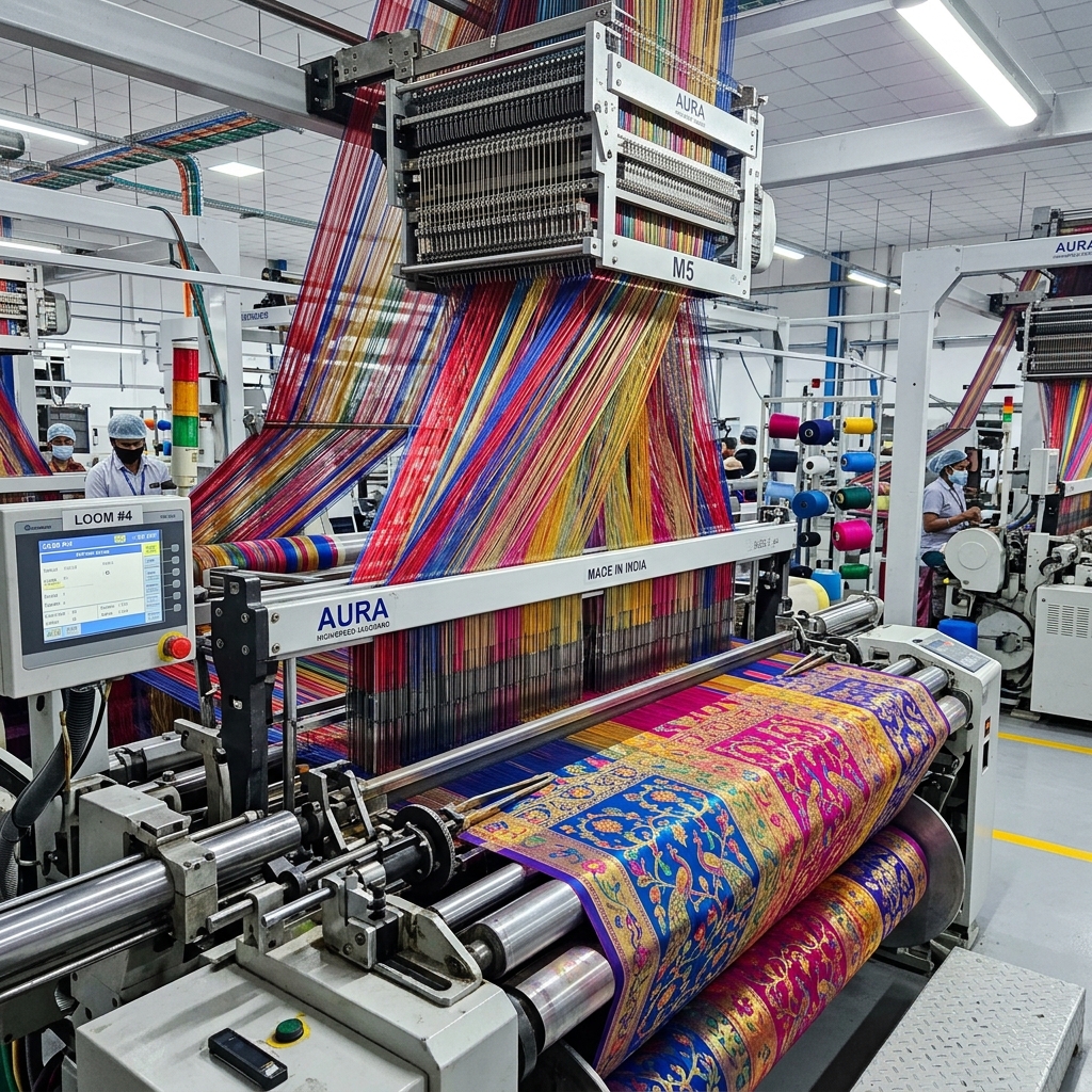 Electronic Jacquard looms
